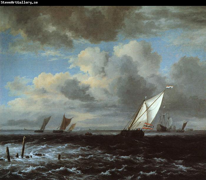 Jacob van Ruisdael Rough Sea